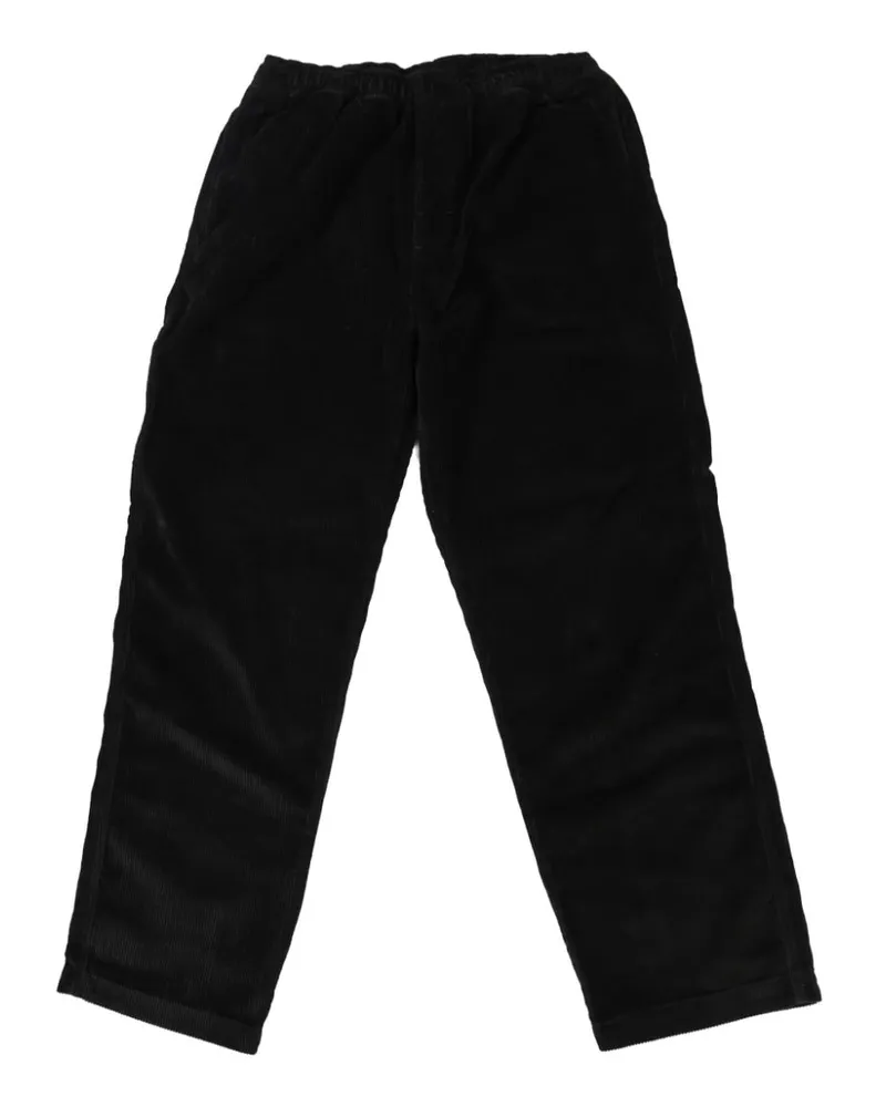 Stüssy Wide Wale corduroy beach trousers Schwarz