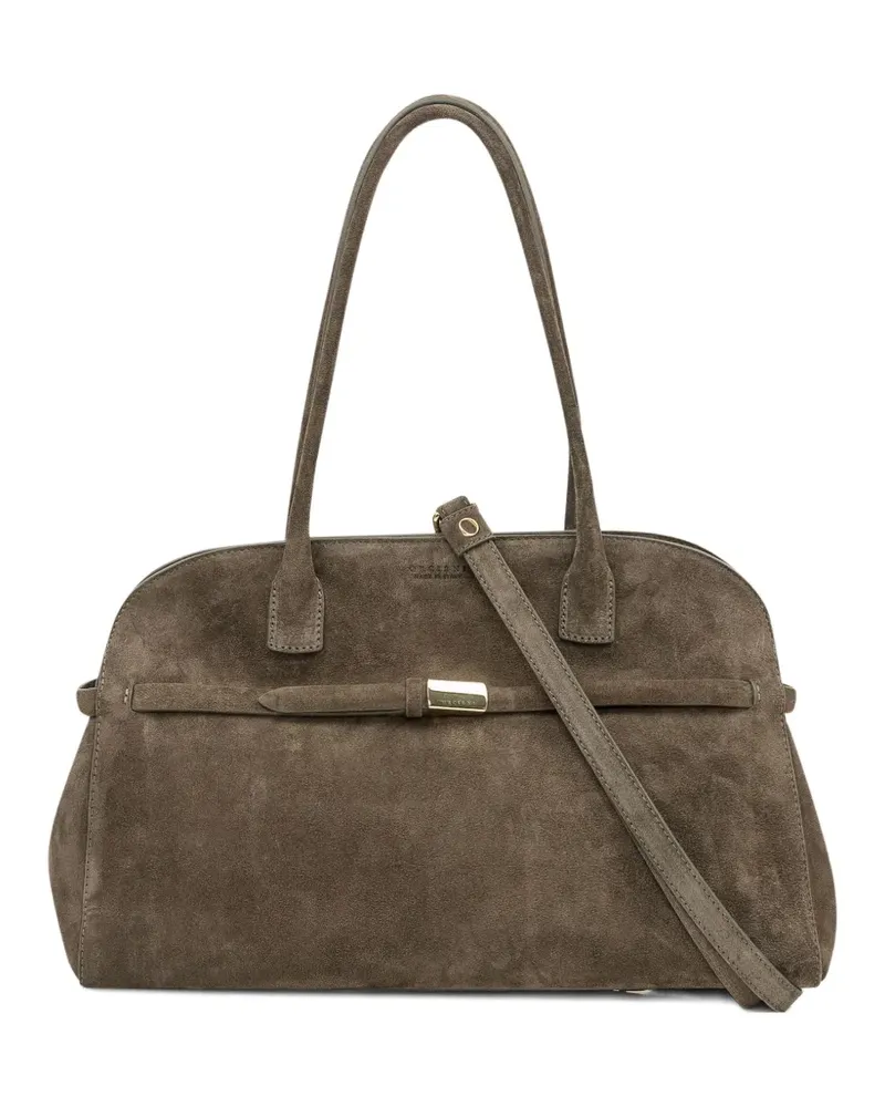 Orciani Große Schultertasche mit Schnalle - Grün Grün