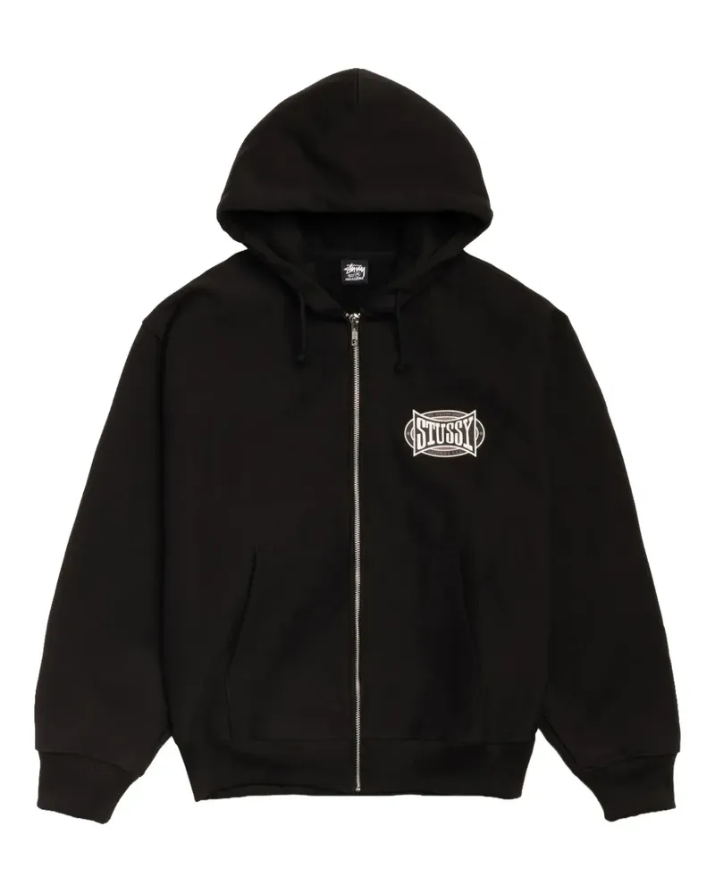 Stüssy Champion Kapuzenjacke - Schwarz Schwarz