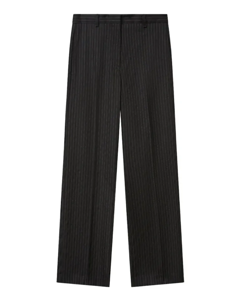 Isabel Marant Hose mit Nadelstreifen - Schwarz Schwarz