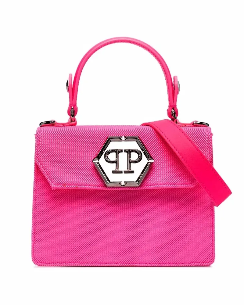 Philipp Plein Mini Hexagon Handtasche - Rosa Rosa