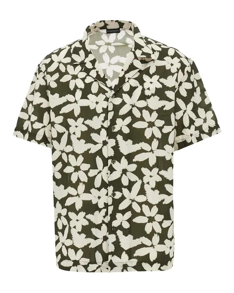 Emporio Armani floral shirt - Grün Grün