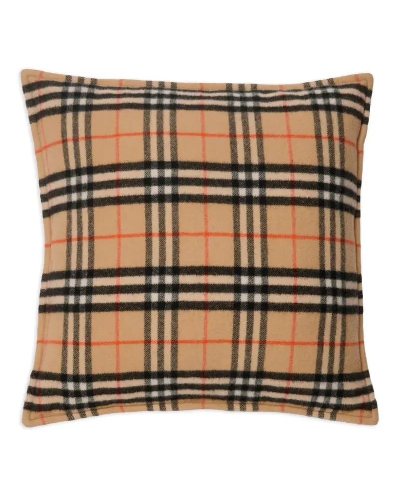 Burberry Kissen mit Karomuster - Braun Braun