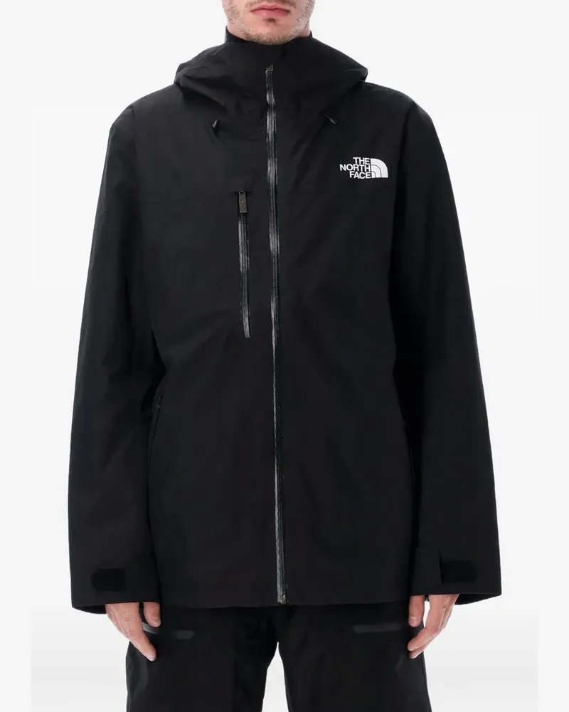 The North Face hooded zip-up ski jacket - Schwarz Schwarz