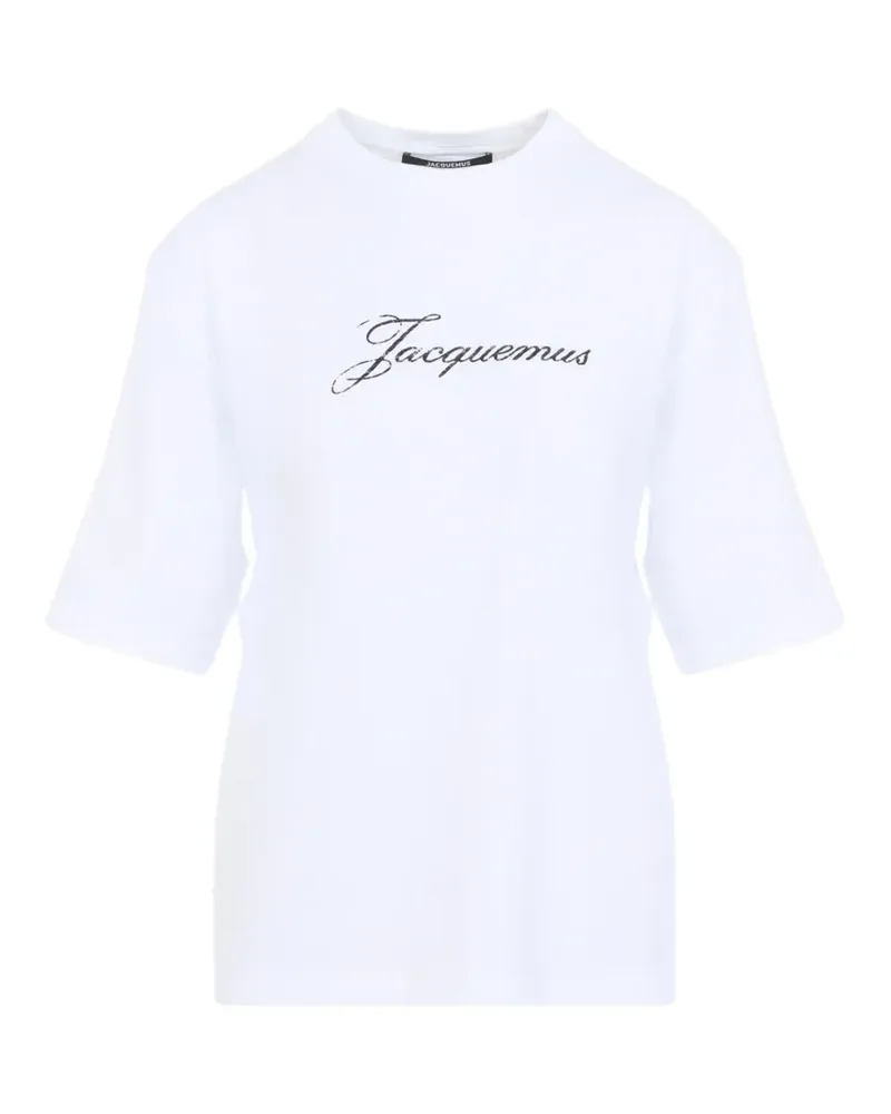 Jacquemus logo-print T-shirt - Weiß Weiß