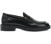 Loafer mit Nieten - Schwarz