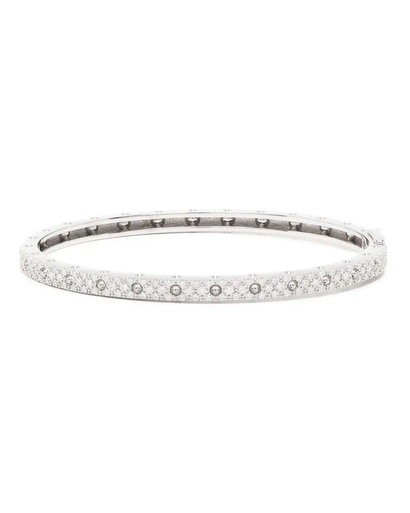 Roberto Coin 18kt Pois Moi Luna Rotgoldarmreif mit Diamanten - Silber Silber