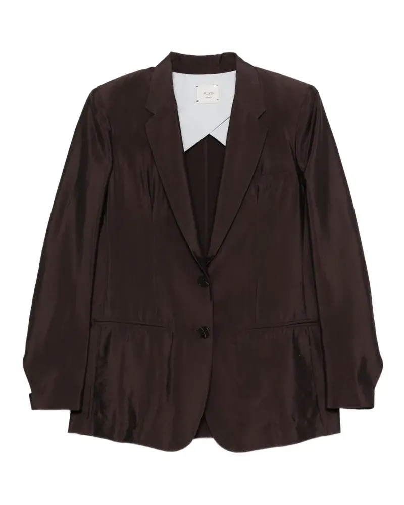 ALYSI notched-lapel blazer - Braun Braun