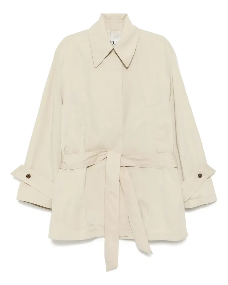 RECTO Kurzer Trenchcoat mit weitem Schnitt - Nude Nude