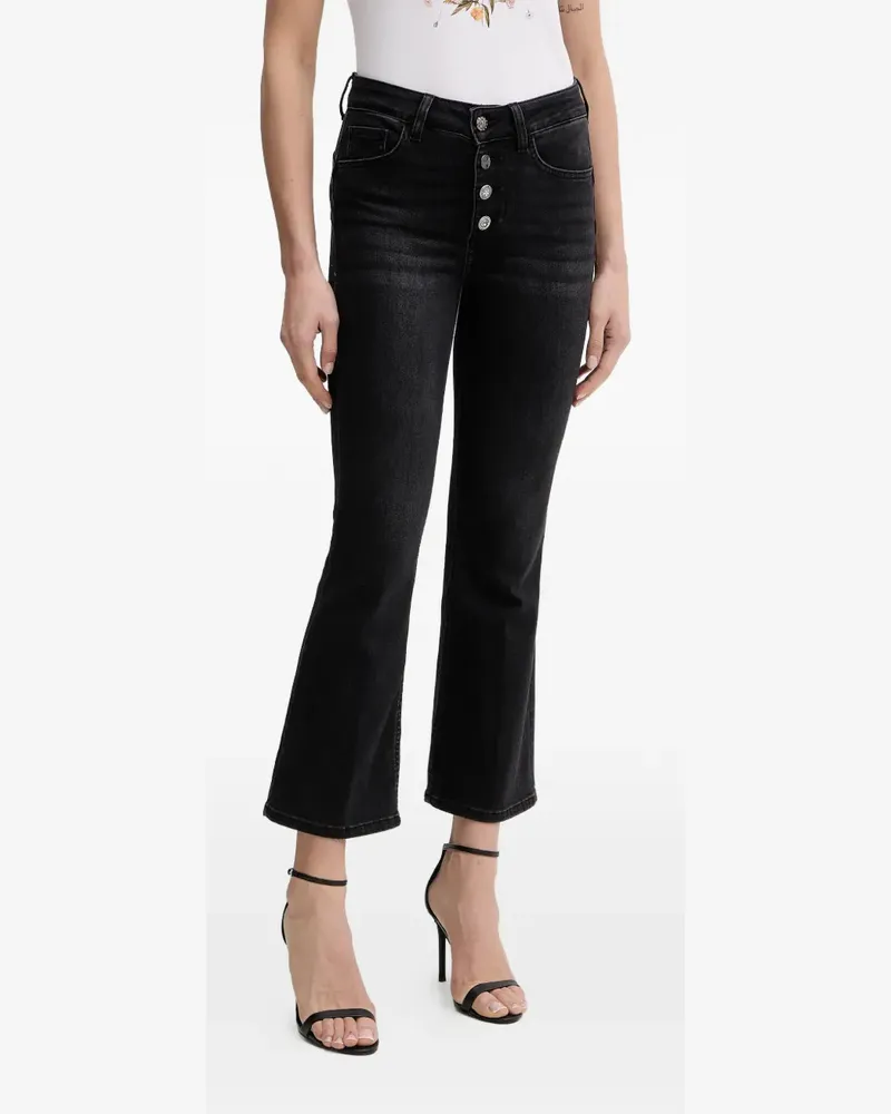 Liu Jo high-rise bootcut jeans - Schwarz Schwarz