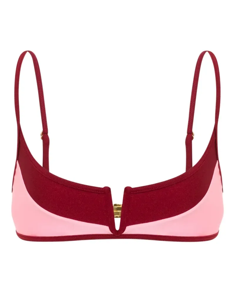 Moschino logo-print bikini - Rot Rot