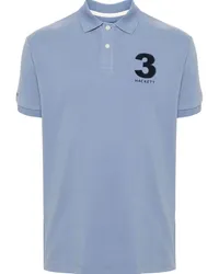 Hackett Poloshirt mit kurzen Ärmeln Blau