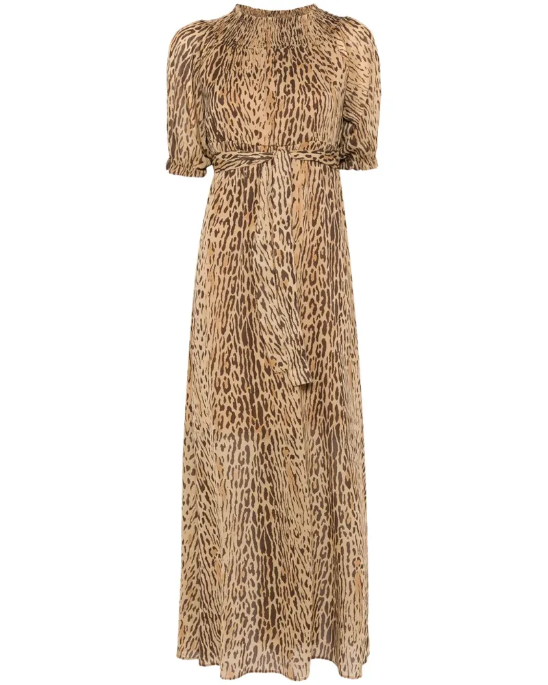 Liu Jo Maxikleid mit Leoparden-Print - Nude Nude