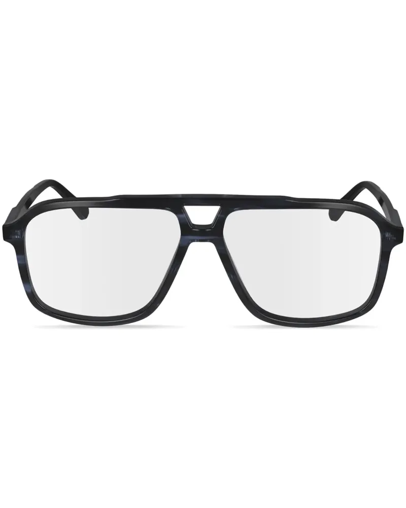 Calvin Klein Klassische Pilotenbrille - Blau Blau