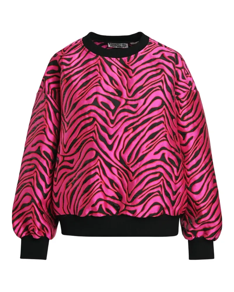Essentiel Klient Sweatshirt aus Zebra-Jacquard - Rosa Rosa