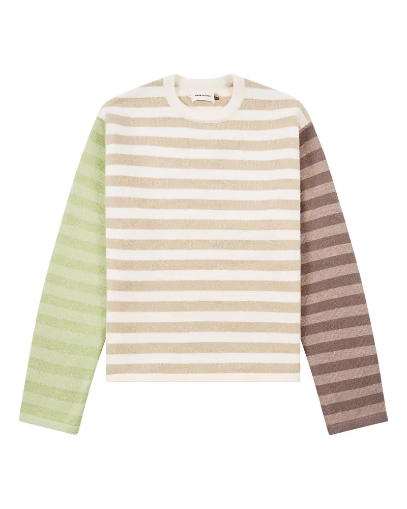 Honor The Gift Pullover mit Streifen - Nude Nude