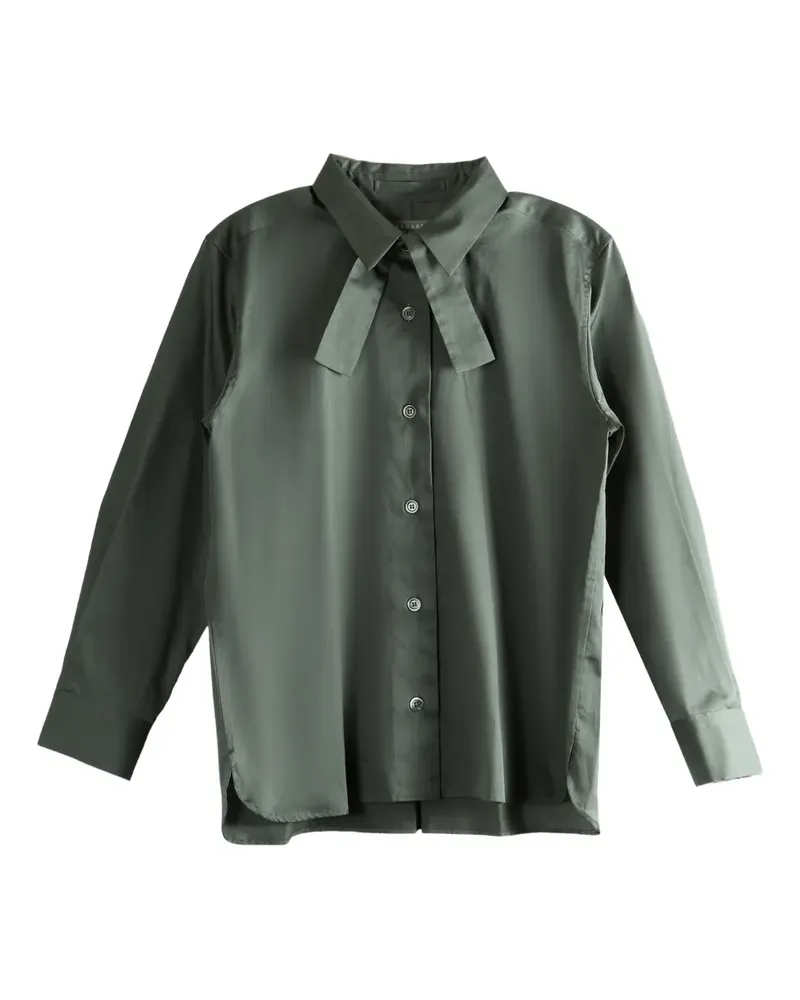 Margaret Howell tie detail blouse - Grün Grün