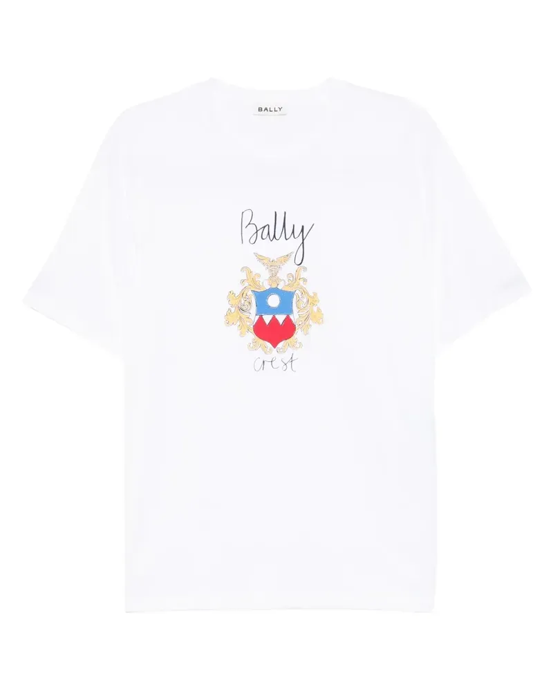 Bally Crest T-Shirt - Weiß Weiß