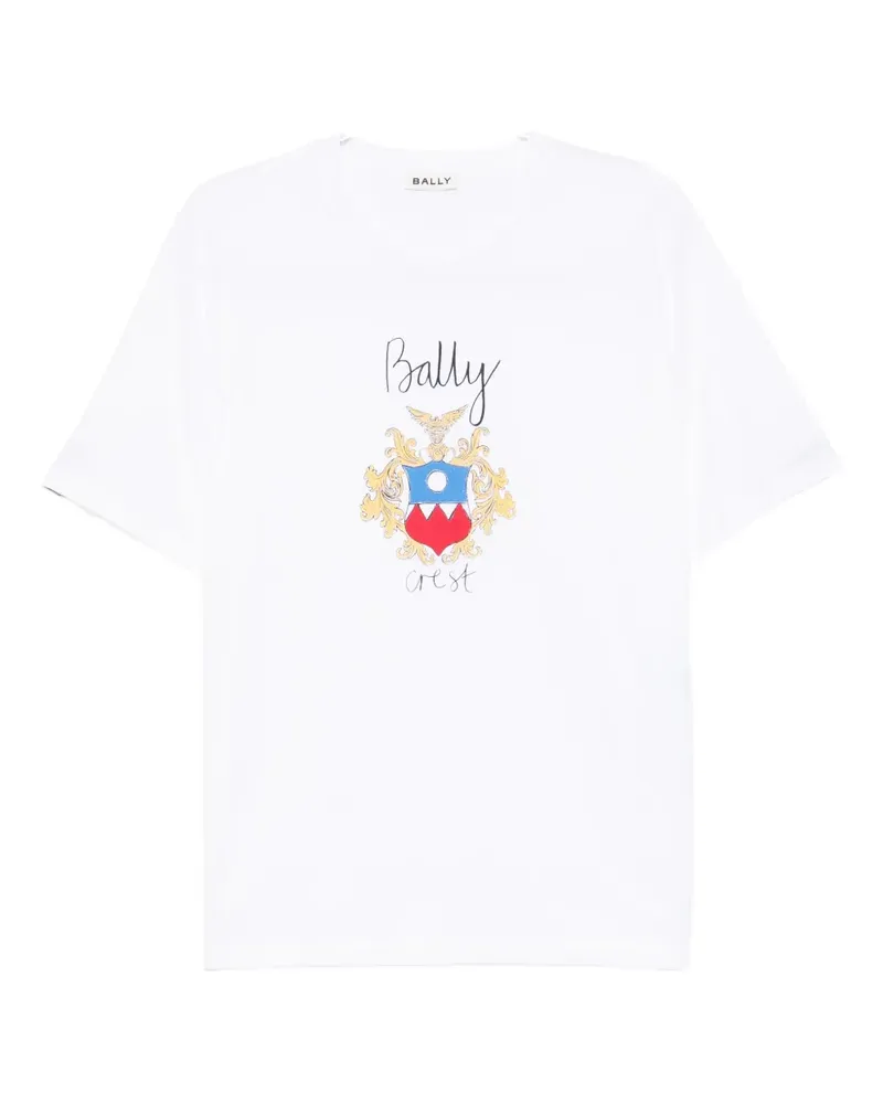 Bally Crest T-Shirt - Weiß Weiß