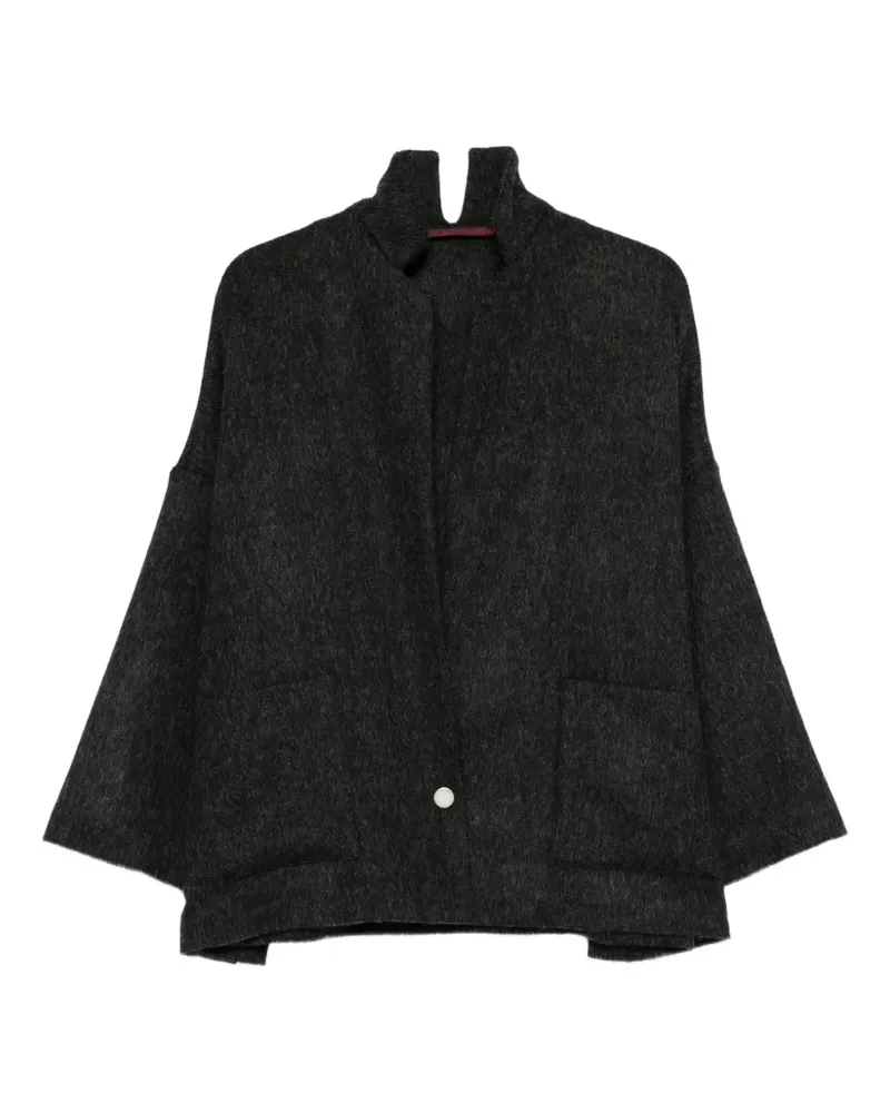 Daniela Gregis Schalkragen-Jacke mit Gürtel - Grau Grau