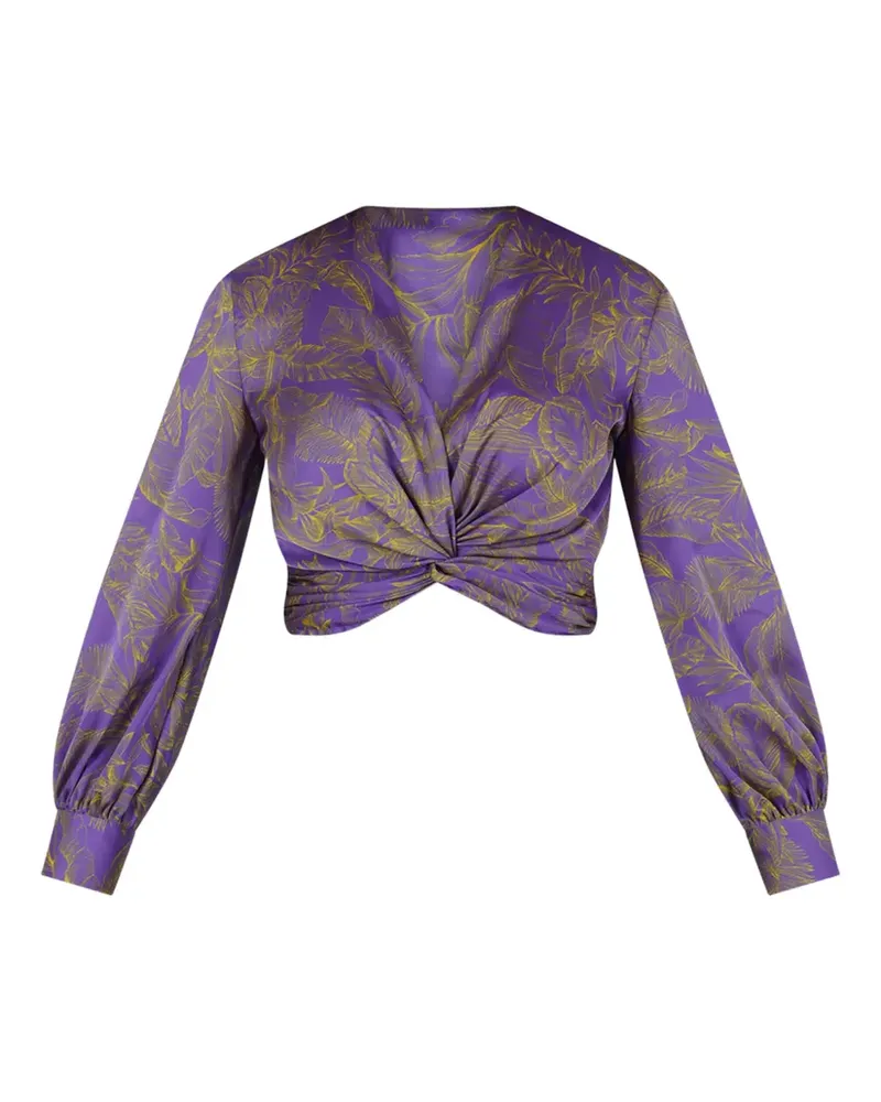 Simona Corsellini Top mit Knotendetail - Violett Violett