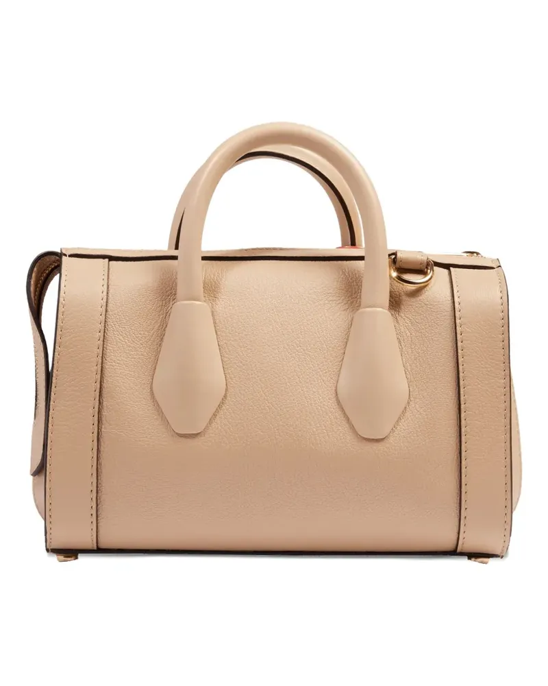 Lancel Bowlingtasche aus Leder - Nude Nude