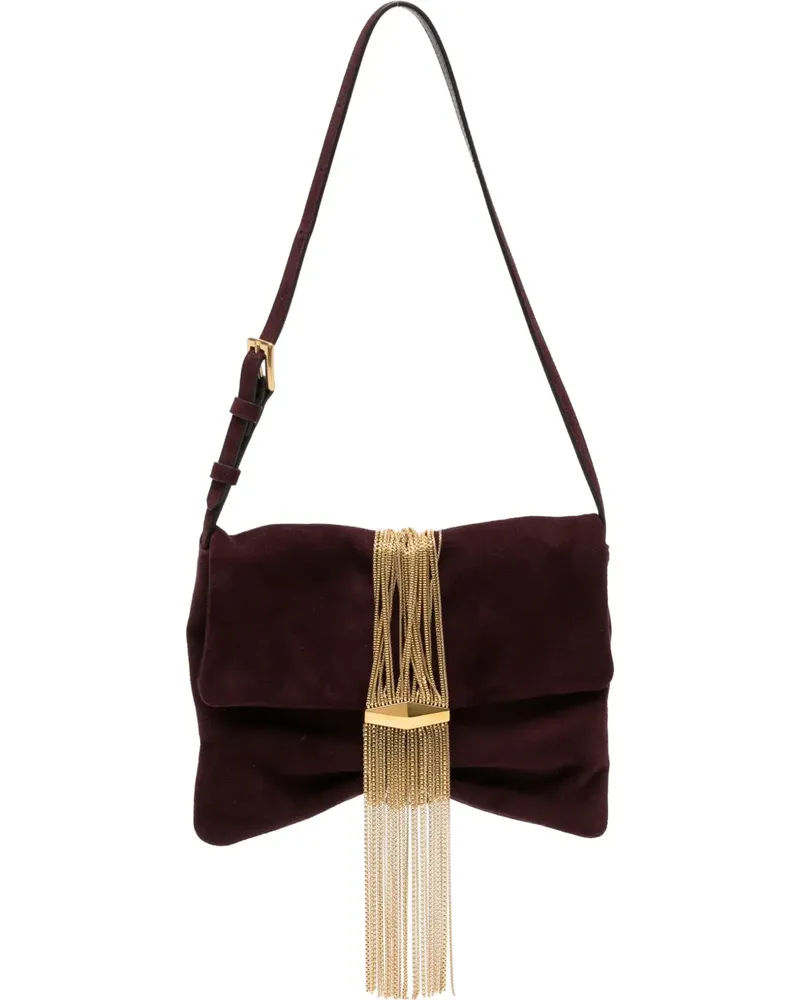 Jimmy Choo Mini-Tasche aus Leder - Violett Violett