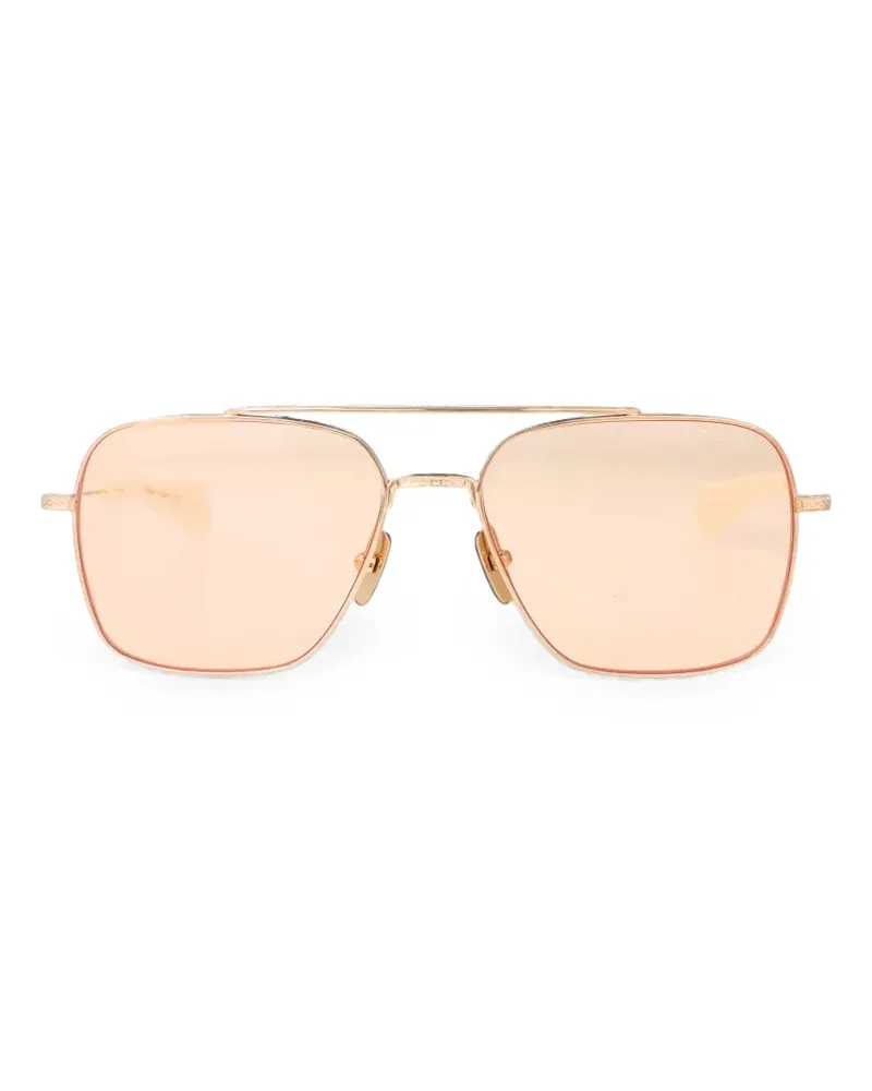 DITA Flight-Seven Sonnenbrille mit Navigatorgestell - Gold Gold