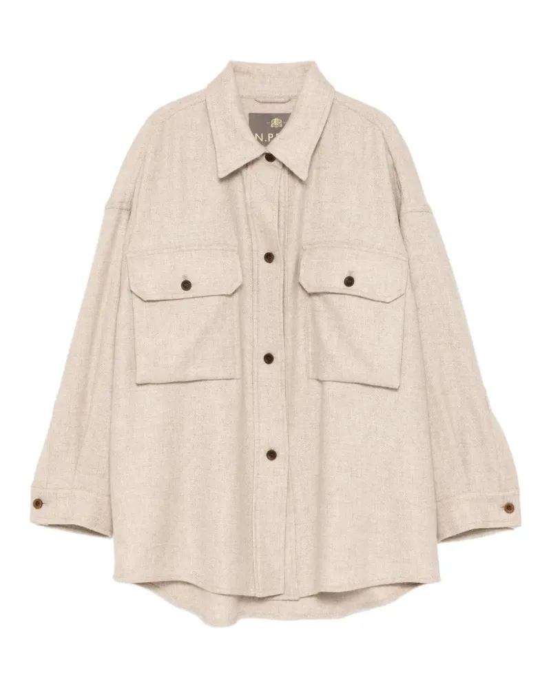 N.Peal Jacke mit Brusttaschen - Nude Nude