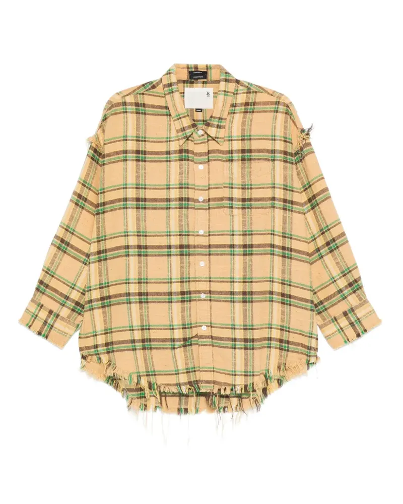 R13 Shirts MultiColour - Gelb Gelb