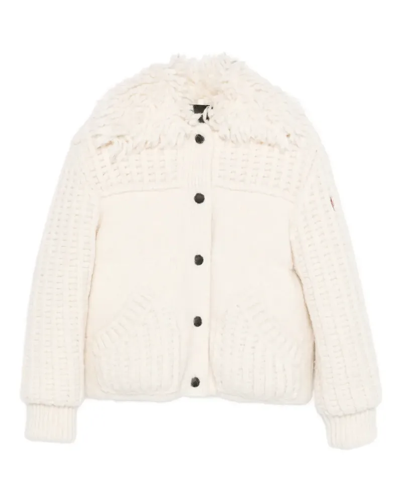 Moncler button pockets jacket - Weiß Weiß
