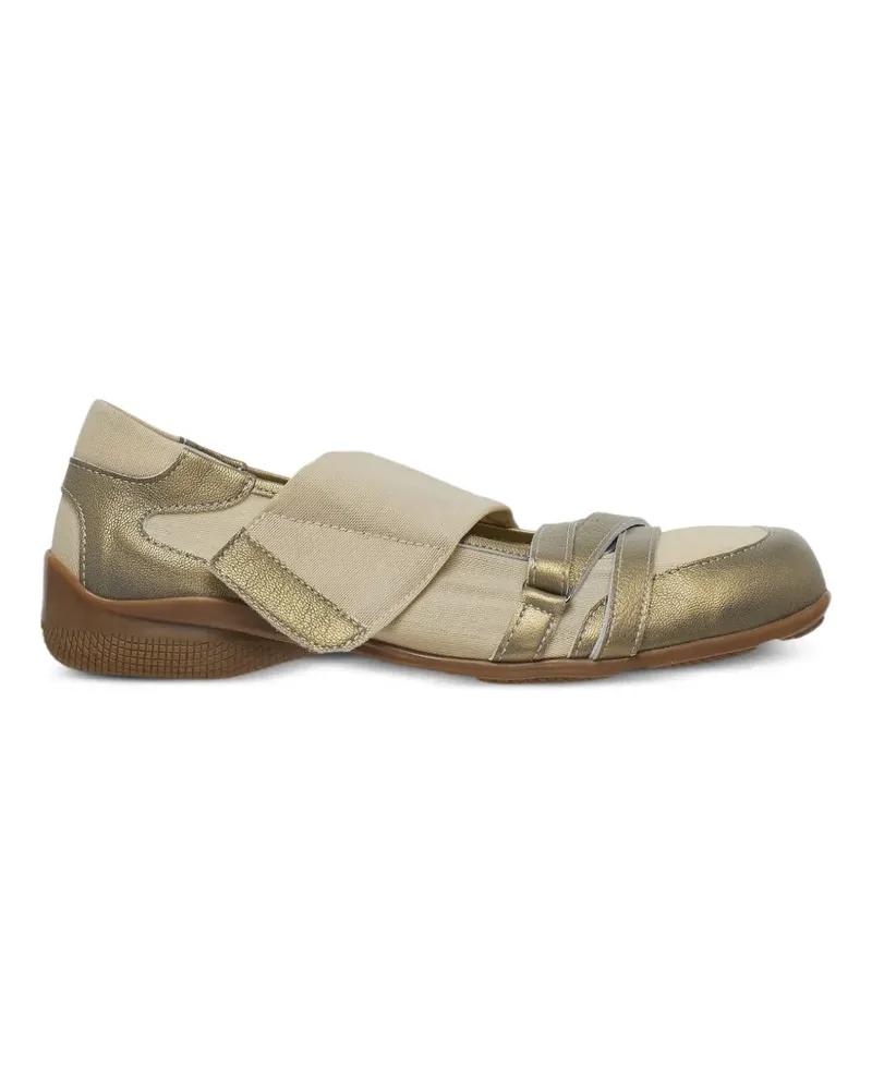 OPEN YY cross-band ballet flats - Nude Nude