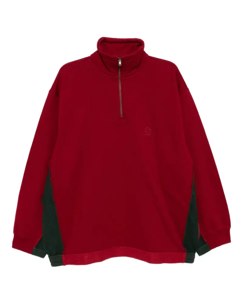VETEMENTS Sweatshirtjacke mit Logo - Rot Rot