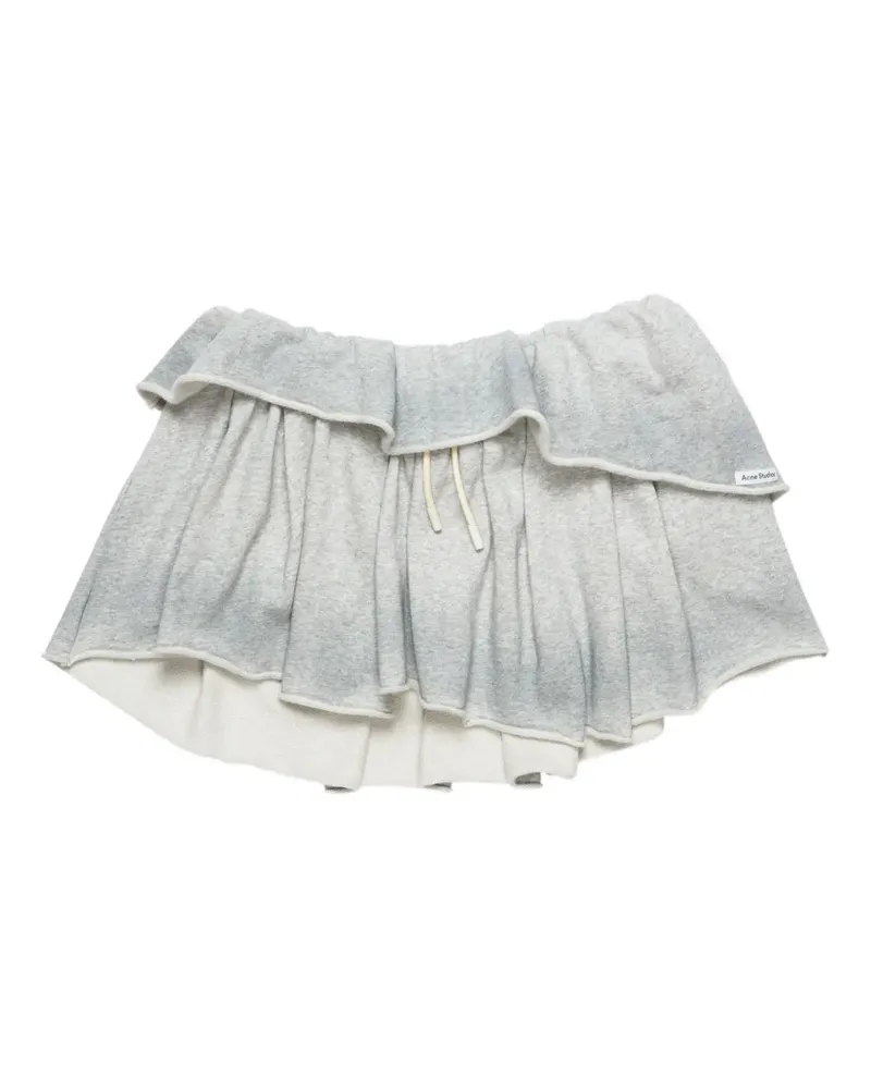 Acne Studios Minirock mit Kordelzug - Grau Grau