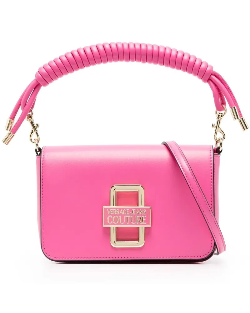 Versace Jeans Schultertasche aus Faux-Leder - Rosa Rosa