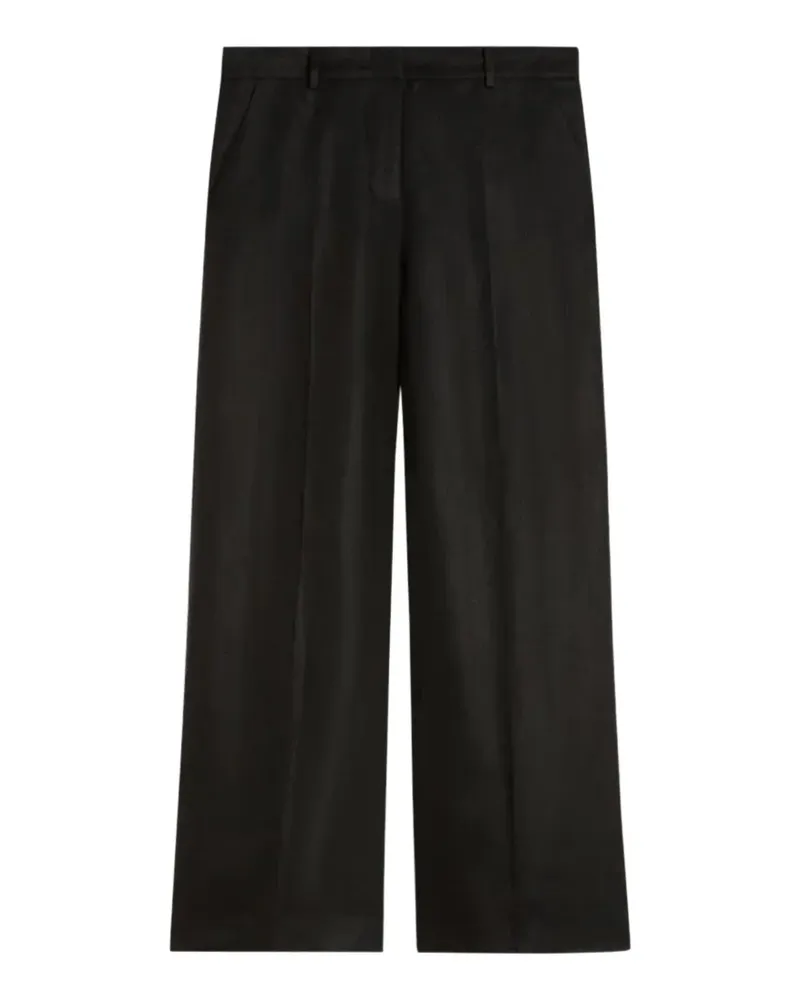 Max Mara Klassische Hose mit Knöpfen - Schwarz Schwarz