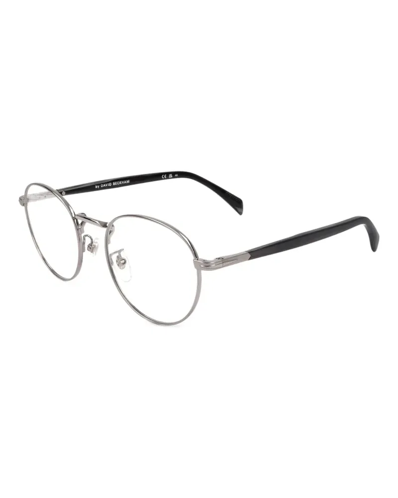 EYEWEAR by DAVID BECKHAM Brille mit rundem Gestell - Silber Silber