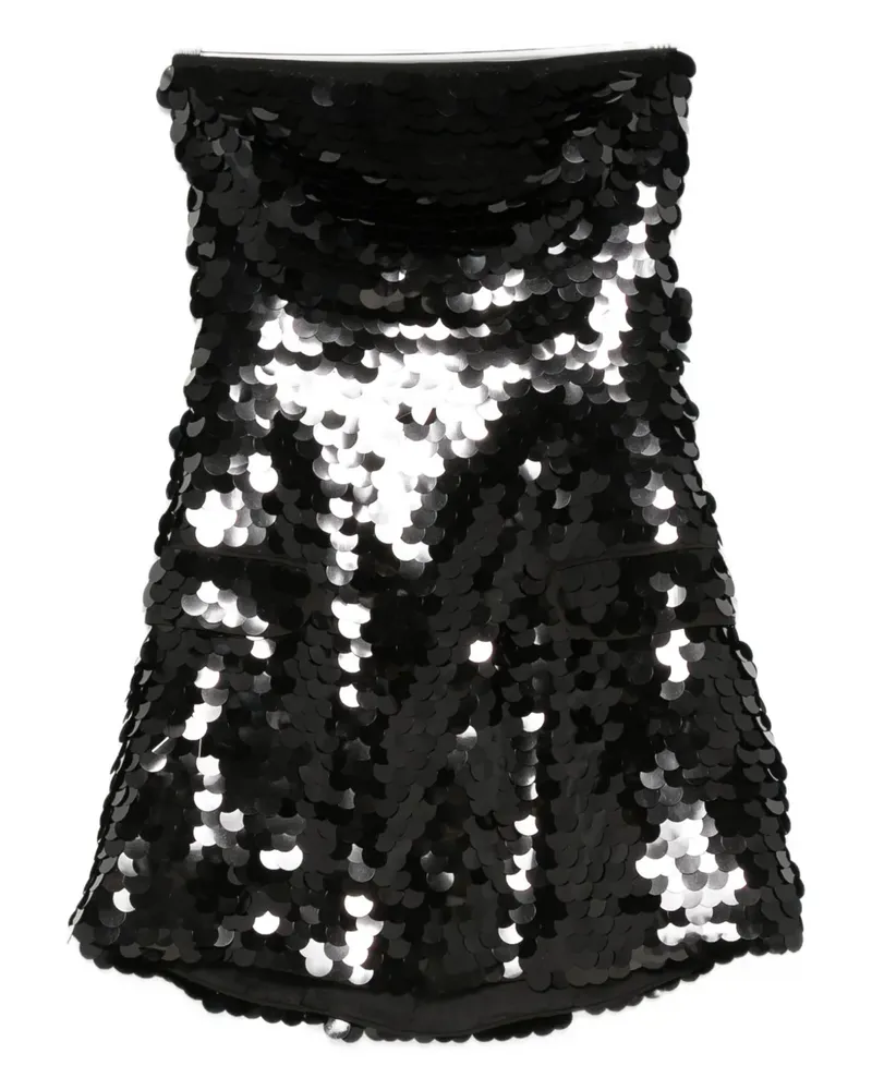 Paris Georgia Mermaid sequin-embellished mini dress - Schwarz Schwarz