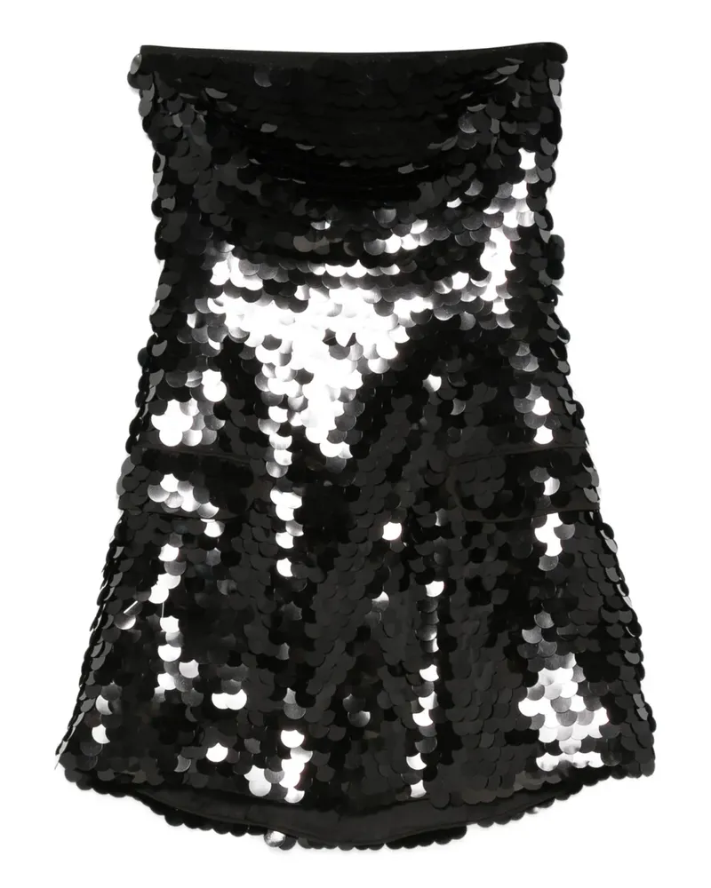 Paris Georgia Mertzi Minikleid mit Pailletten - Schwarz Schwarz