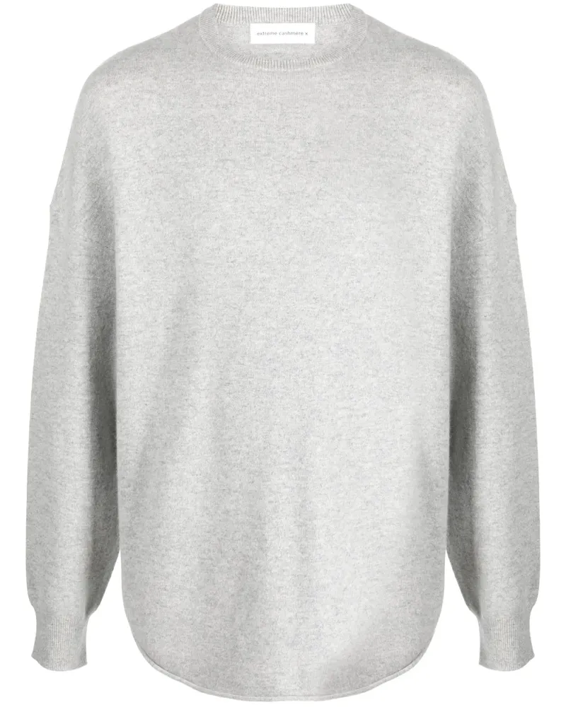 extreme cashmere Crew Hop Pullover aus Kaschmir - Grau Grau