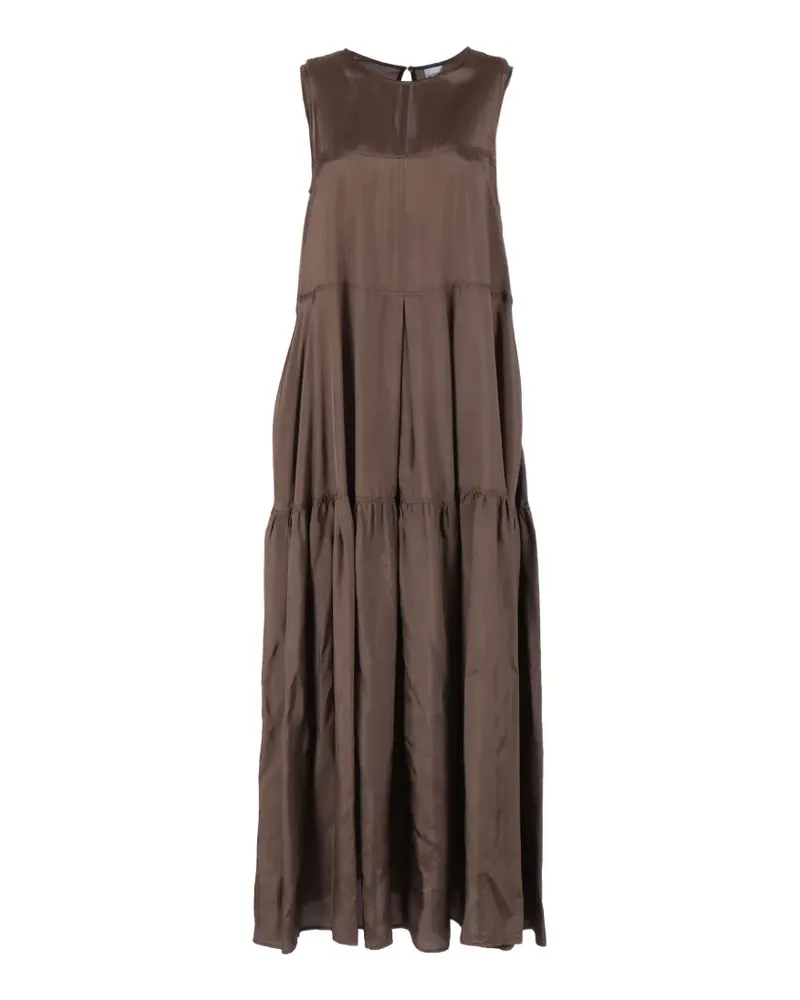 ASPESI gathered dress - Braun Braun