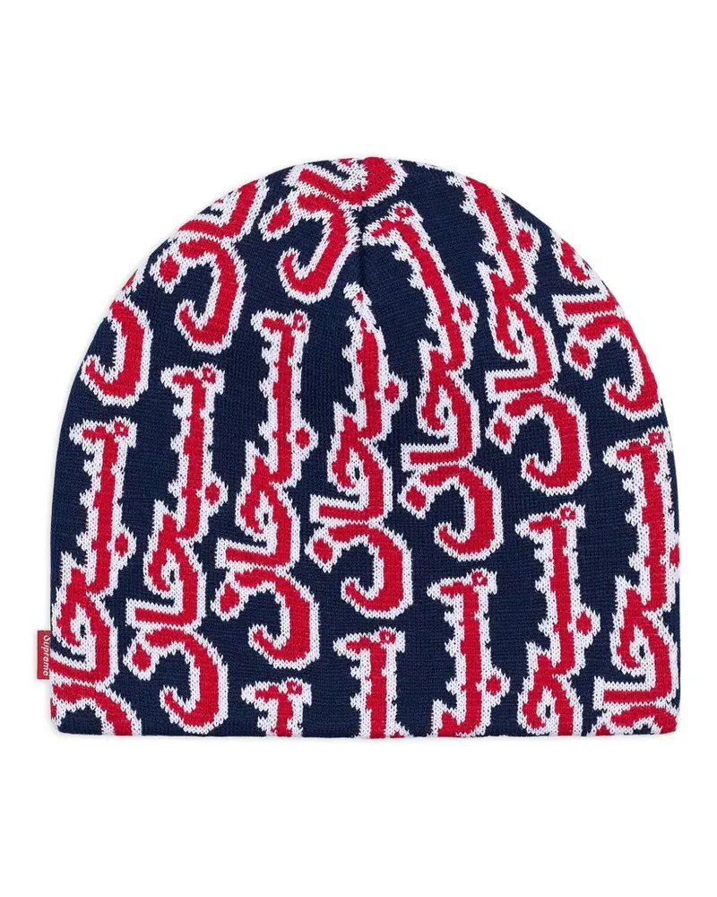 Supreme Being Beanie aus arabischem Jacquard - Blau Blau