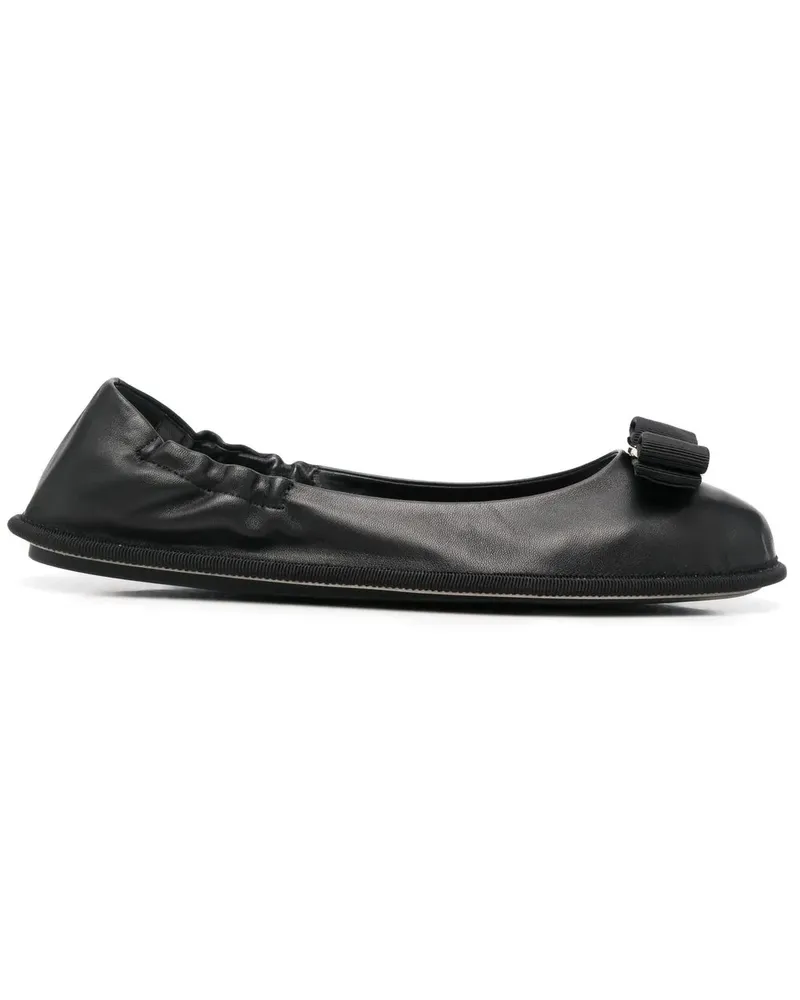 Ferragamo Varina Ballerinas - Schwarz Schwarz