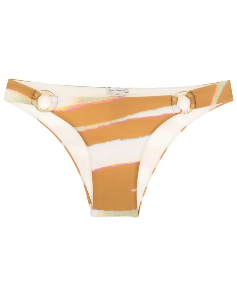 Lenny Niemeyer Bikinihöschen mit abstraktem Print - Nude Nude