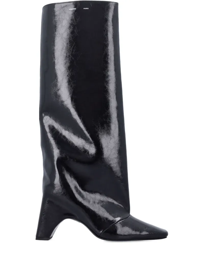 COPERNI Stiefeletten aus Lackleder 90mm - Schwarz Schwarz