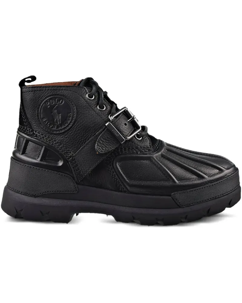 Ralph Lauren Stiefel mit Schnalle - Schwarz Schwarz