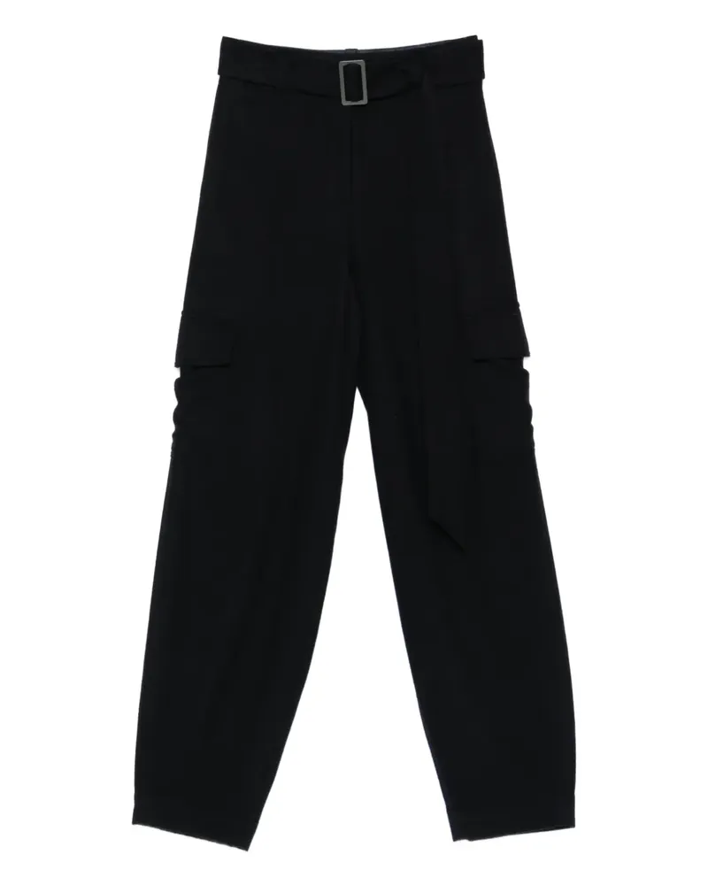 Emporio Armani high-waisted trousers - Schwarz Schwarz