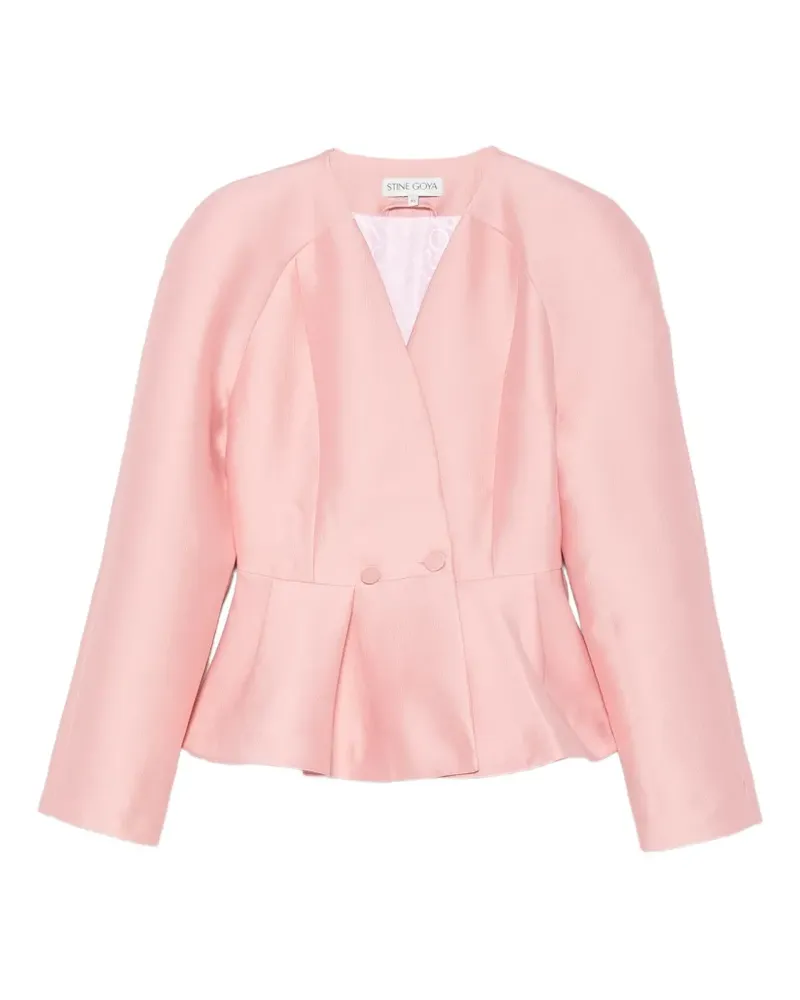 Stine Goya Jacke mit V-Ausschnitt - Rosa Rosa