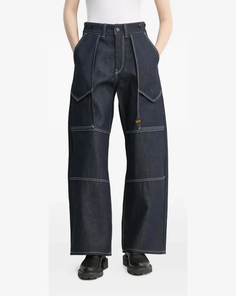G-STAR RAW Jeans mit Ziernähten - Blau Blau