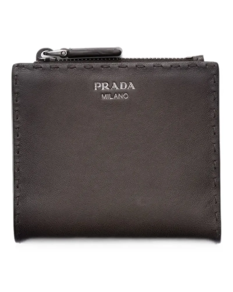 Prada Kleines Portemonnaie - Grau Grau